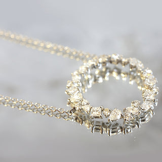 18ct White Gold 1.50ct Diamond Fancy Necklace
