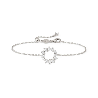 Nomination Jewellery Nomination Sterling Silver Colour Wave Circle Cubic Zirconia Bracelet 2522350