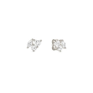 Nomination Jewellery Nomination Sterling Silver Colour Wave Cubic Zirconia Stud Earrings 2501287