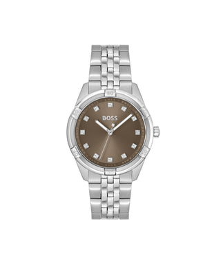 Boss 36mm Rhea Stainless Steel Brown Quartz Watch