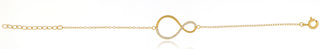A&S Paradise Collection Yellow Gold Vermeil Cubic Zirconia Eternity Bracelet