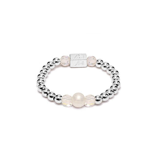Annie Haak Jewellery Annie Haak Sterling Silver Poppy Pearl Crystal Ring 1511638