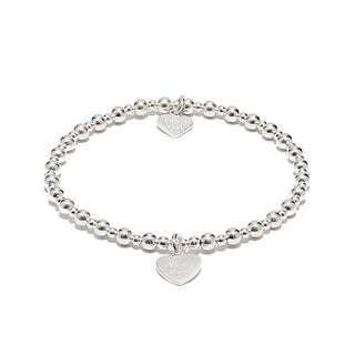 Annie Haak Silver Mini Orchid Best Mum Bracelet 17cm