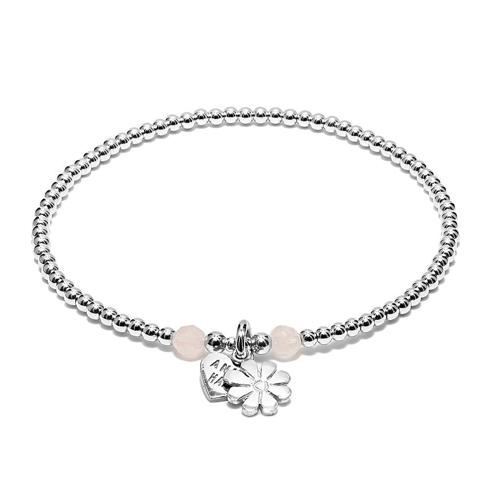 Annie Haak Silver Fleur Daisy Bracelet 17cm Allum Sidaway