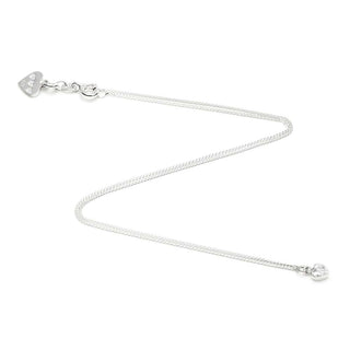 Annie Haak Silver Tiny Crystal Heart Necklace