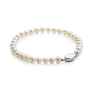 Jersey Pearl 5-5.5mm White Pearl Bracelet