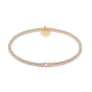 Annie Haak Jewellery Annie Haak Gold Plated Aster Rose Bracelet 17cm 1544680