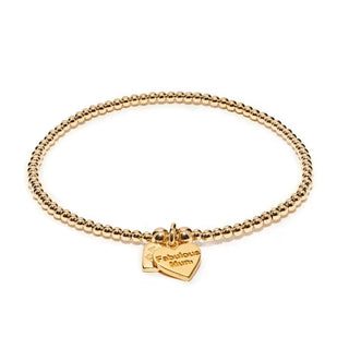 Annie Haak Jewellery Annie Haak Gold Plated Santeenie Fabulous Mum Bracelet 19cm 1544685
