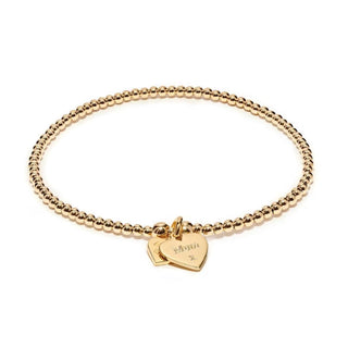 Annie Haak Jewellery Annie Haak Gold Plated Santeenie Flower & Mum Bracelet 17cm 1544687