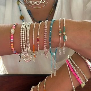 Annie Haak Jewellery Annie Haak Silver Amigo Neon Turquoise Bracelet 1546248