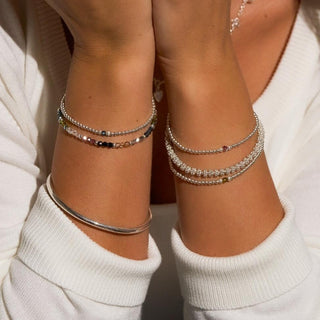Annie Haak Jewellery Annie Haak Silver Aster Olivine Bracelet 19cm 1546287