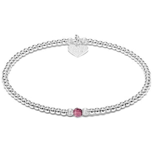 Annie Haak Jewellery Annie Haak Silver Aster Amethyst Bracelet 17cm 1546288