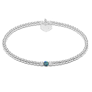 Annie Haak Jewellery Annie Haak Silver Aster Mid-Blue Bracelet 19cm 1546291