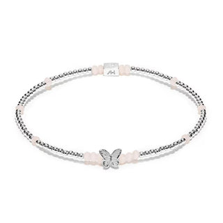 Annie Haak Jewellery Annie Haak Silver Sweet Pea Butterfly Bracelet 17cm 1546329