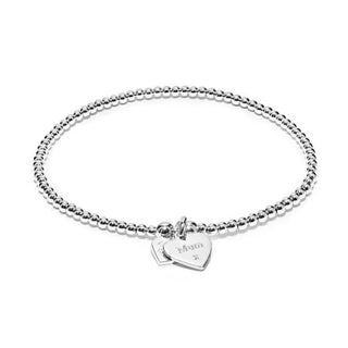 Annie Haak Jewellery Annie Haak Silver Santeenie Flower & Mum Bracelet 17cm 1546340