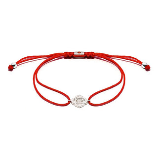 Annie Haak Silver Root Chakra Friendship Bracelet - Red