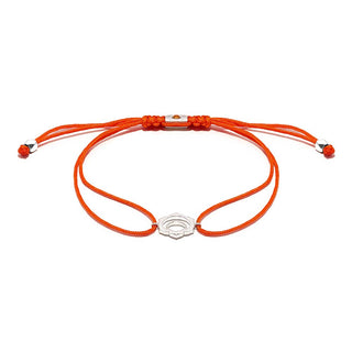 Annie Haak Silver Sacral Chakra Friendship Bracelet - Orange