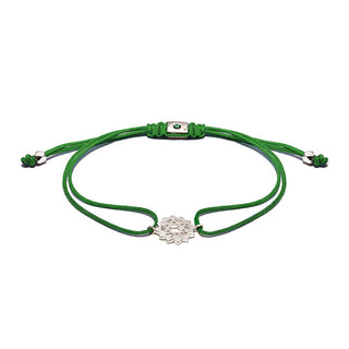 Annie Haak Silver Heart Chakra Friendship Bracelet - Green
