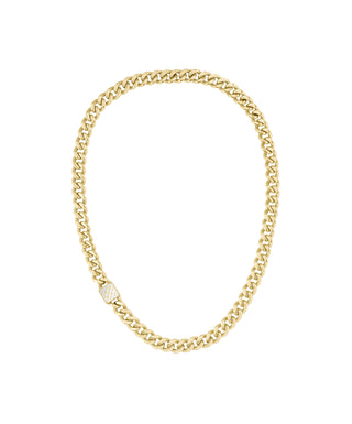 Boss Caly Yellow Gold Plated Curb Necklace