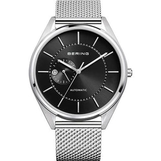 Bering Gents Automatic Mesh Watch With Black Dial