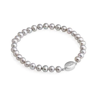 Jersey Pearl 5-5.5mm Grey Pearl Bracelet