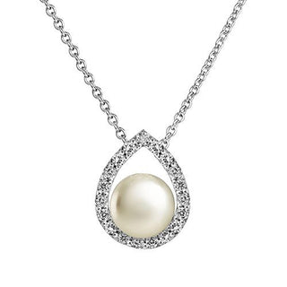 Jersey Pearl Silver Amberley Necklace