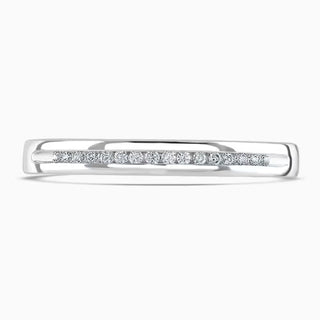18ct White Gold 0.07ct Channel Set Diamond Eternity Ring