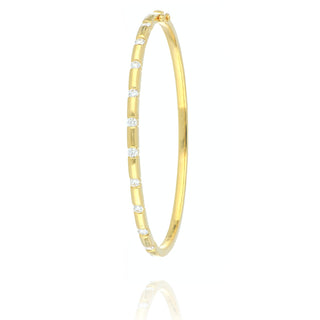 Fine Jewellery Jewellery 18ct Yellow Gold 0.72ct Diamond Set Bangle 1113130