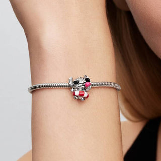 Pandora Jewellery Pandora Silver Disney Stitch Summer Fun Charm 2933025