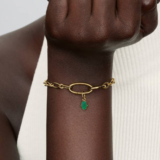 Pandora Jewellery Pandora Green Hamsa Hand Mini Dangle Charm 2933007