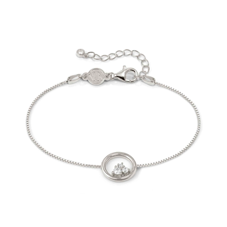 Nomination Jewellery Nomination Sterling Silver Dream Beats Cubic Zirconia Circle Bracelet 2522355