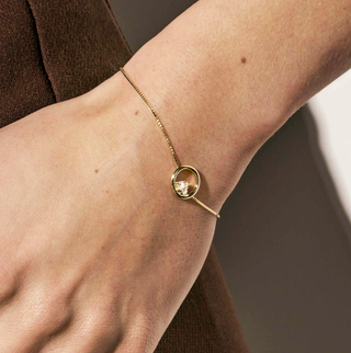Nomination Jewellery Nomination Sterling Silver and Yellow Gold Dream Beats Cubic Zirconia Circle Bracelet 2522356