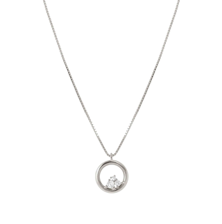Nomination Jewellery Nomination Sterling Silver Dream Beats Cubic Zirconia Circle Necklace 2504141