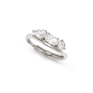 Nomination Jewellery Nomination Sterling Silver My Rebel Art 3 Cubic Zirconia Ring 2510370