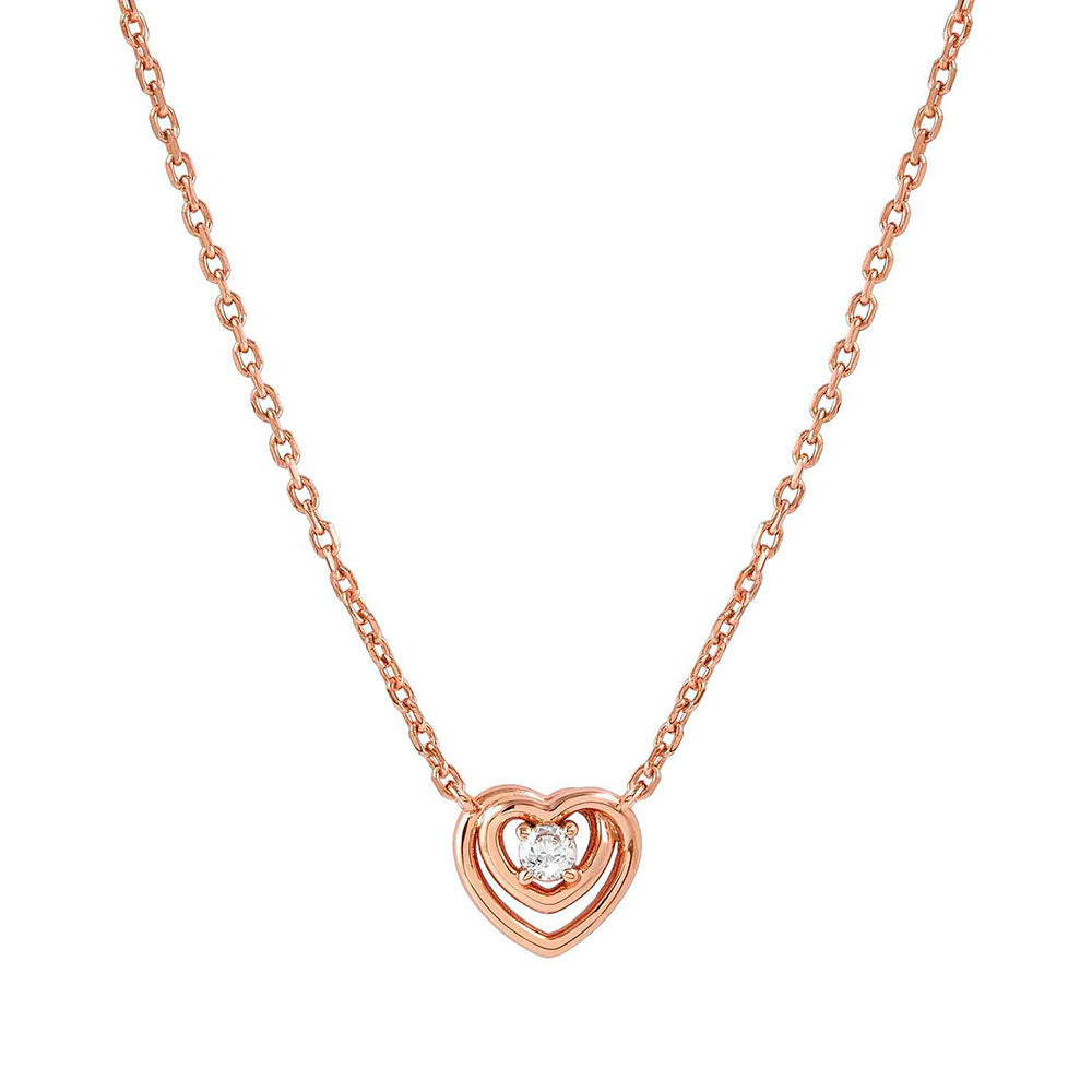 Nomination Rose Gold Plated Sterling Silver Cosmic Love Heart