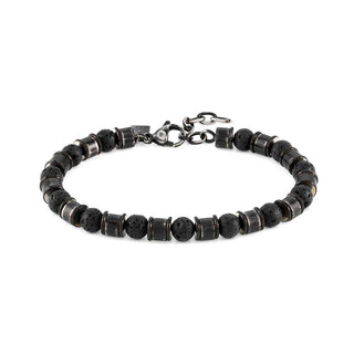 Nomination Jewellery Nomination Stainless Steel Lava Stone Vintage Effect Instinct Bracelet 2522014