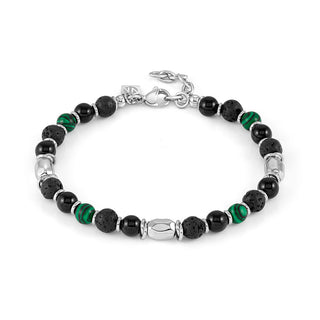 Nomination Stainless Steel Black-Green Instinctstyle Bracelet