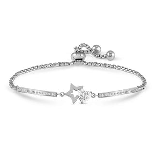 Nomination Jewellery Nomination Stainless Steel and Cubic Zirconia Milleluci Star Bracelet 2522342