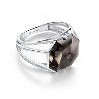 Baccarat Silver L'll Mist Crystal Ring