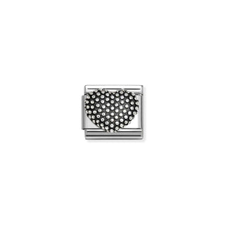 Nomination Jewellery Nomination Stainless Steel and Silver Composable Ballpoint Heart Link 2514375