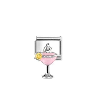 Nomination Jewellery Nomination Stainless Steel and Sterling Silver Composable Cocktail Drop Link 2514360