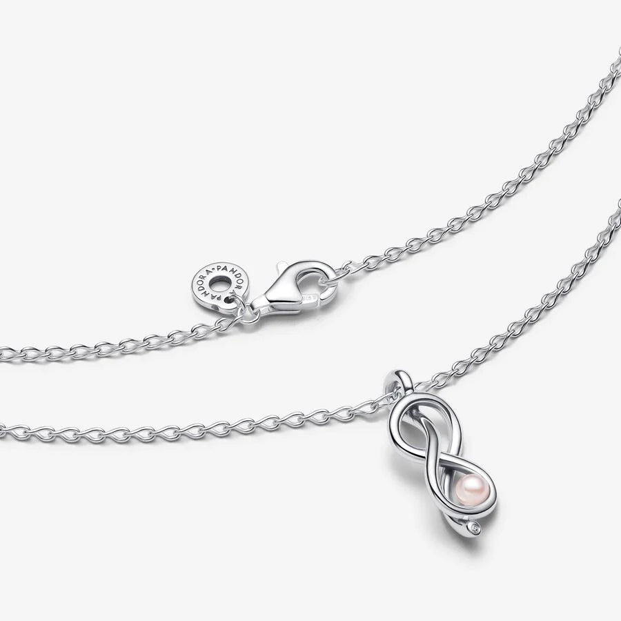 Pandora Silver Infinity Knot Necklace Allum Sidaway