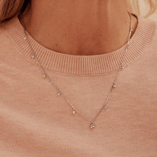 Clogau Jewellery Clogau Silver Celebration Topaz Drop Necklace 2103088