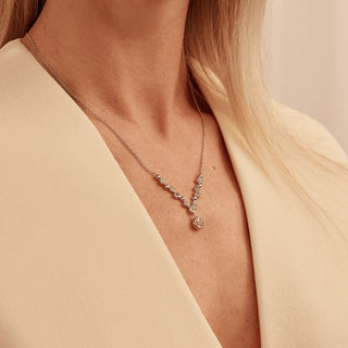Clogau Jewellery Clogau Silver Celebration Drop Necklace 2103089