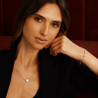 Clogau Jewellery Clogau Silver Forever Yours Love Heart Necklace 2104510