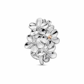 Clogau Jewellery Clogau Silver Forget-Me-Not Brooch 2107005