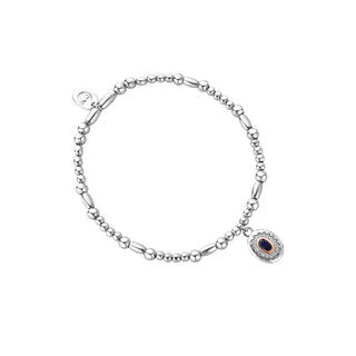 Clogau Silver Princess Diana Sapphire Affinity Bracelet