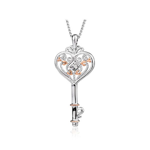 Clogau 3SCSHLP Tree of Life Insignia Heart Pendant Necklace - thbaker.co.uk