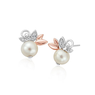Clogau Lily Of The Valley Pearl Stud Earrings