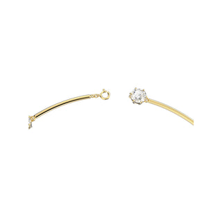 Swarovski Gold-Tone Plated Round Cut Constella Choker